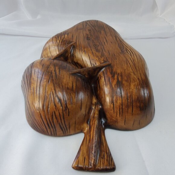 Treasure Craft USA No. 318 Vintage Leaf-Shaped Divided Serving Dish 13" MCM - Picture 14 of 16